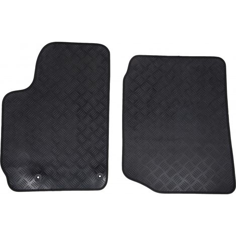 Tapis de voiture sur mesure pour CITROEN Berlingo First / PEUGEOT Partner Origin – 2 pièces – Antidérapant – 100% caoutchouc – Système AUTOGRIP (1/5)