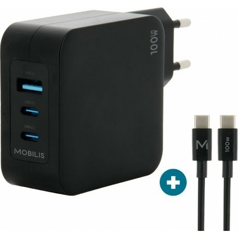 Cargador para Tablet Mobilis 001365 Negro 100 W