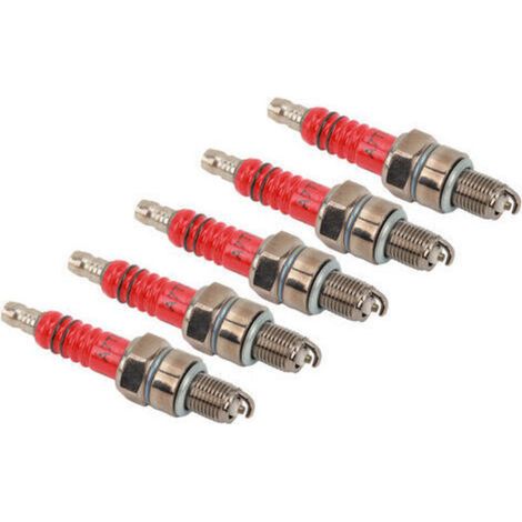 Bougie d'allumage de moto A7TC, 5 pièces, bougies d'allumage de course de remplacement pour Scooter à quatre temps GY6 50cc à 150cc (1/3)