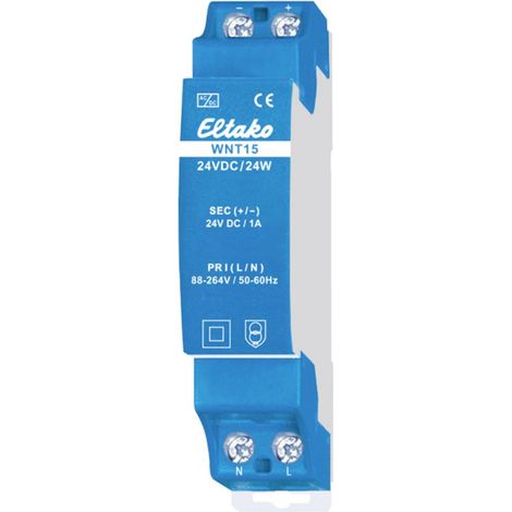 Eltako 20000073 Alimentatore per guida DIN 1 A 24 W Contenuto 1 pz.