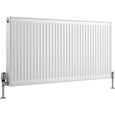 Radiateur Horizontal À Panneaux – Blanc – Type 21 – 60 x 120cm – Eco