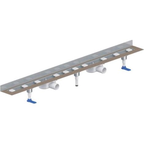 DALLMER caniveau de douche CeraLine Nano 2 caniveaux, L 1000mm,