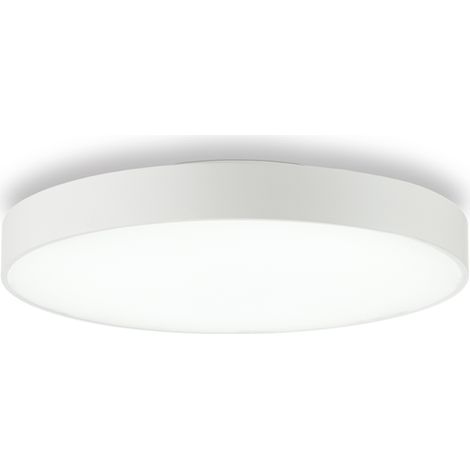Plafoniera Moderna Halo Alluminio Bianco Led 32W 4000K Luce Naturale (1/2)