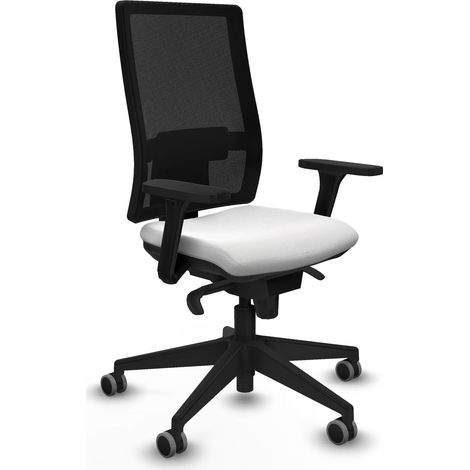 Piqueras y Crespo 3D066G0 Chaise de bureau blanc ergonomique