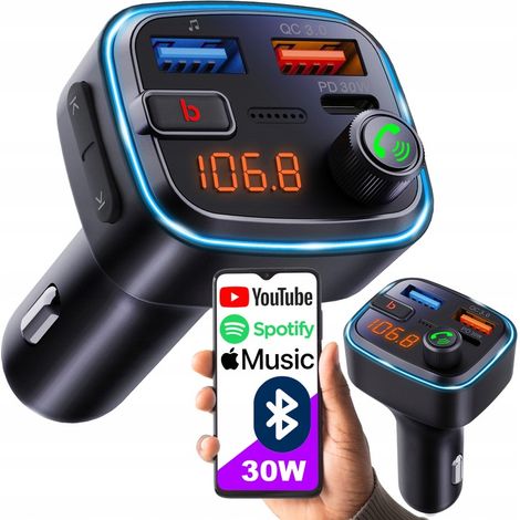 Trasmettitore FM Bluetooth blow 12-24V Bluetooth 5.3 USB (1/5)