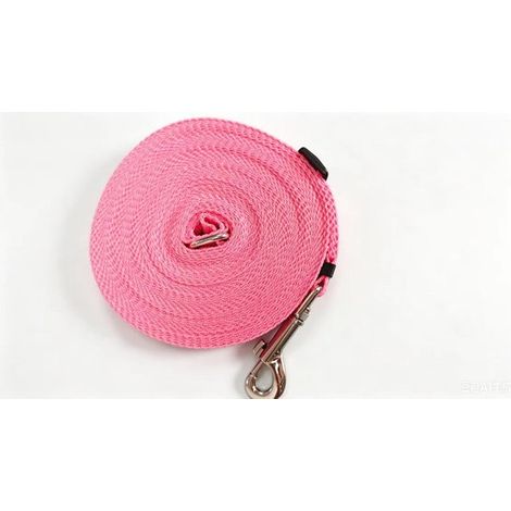 Guinzaglio lungo per cani, guinzaglio per addestramento cani, corda per cani, attività all'aperto con il cane, regolabile e bloccabile, 10 metri, verdure (1/5)