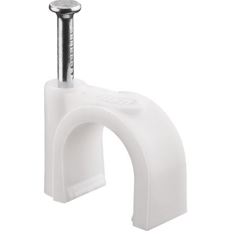 Fixpoint 17083 abrazadera para cable Blanco 100 pieza(s)