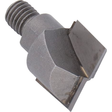 Fraises à défoncer à fond plat 25 mm filetage M10 pour toupie à bois, accessoire d'usinage et fraisage pour projets de menuiserie (1/5)