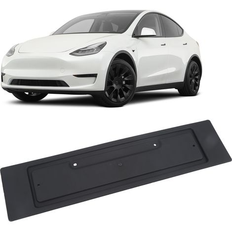 (T04) Plaque d'immatriculation arrière conforme aux normes européennes Tesla, applicable aux Tesla Model 3 2017-2023 et 2020-2023, référence 1493099-00-A (1/5)
