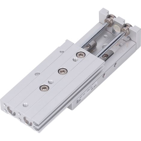 Pneumatikzylinder Doppelkolben Doppelwirkung Aluminiumlegierung Edelstahl M5x0,8 Pneumatikzylinder 30S 30mm Hub (1/5)
