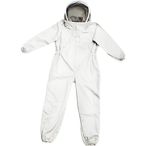 Combinaison D'apiculture, Combinaison D'apiculture avec Voile de Protection Chapeau Détachable Costume Veste D'apiculteur Protection Totale pour Unisexe, pour La Prévention des Piqûres D'abeille (1/5)