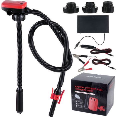 Pompe de transfert de carburant Portable alimentée par batterie 3.2 GPM liquide pour essence kérosène huiles légères eau. (1/5)