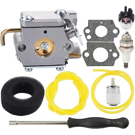 Compatible avec le carburateur 753-05133 WT-827 TB90BC pour tondeuse à gaz MTD Troy-Bilt TB20CS TB20DC TB310QS TB320BV TB65SS TB70FH TB70SS TB90BC MS2550SE WH25CS (1/4)