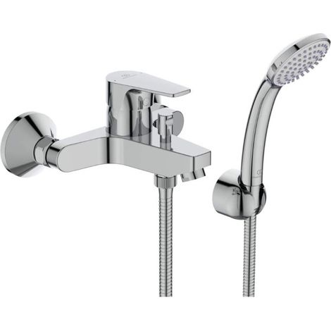 Externer Einhebel-Wannen-/Brausemischer aus verchromtem Messing - Ideal Standard Cerafine (1/5)
