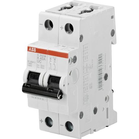Interruttore miniatura ABB s202m-k2uc 2A 10kA