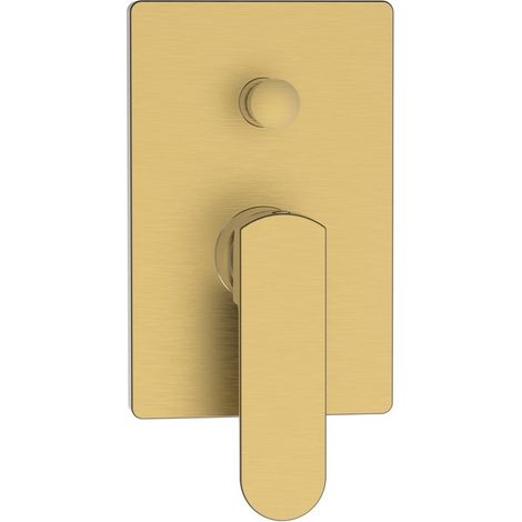 Miscelatore incasso doccia con deviatore oro opaco - serie Venere (1/2)