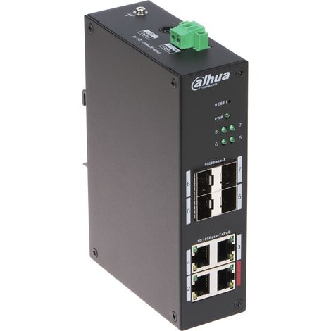 Switch PoE HS4408-4ET-96 a 4 porte + 4 porte SFP Dahua