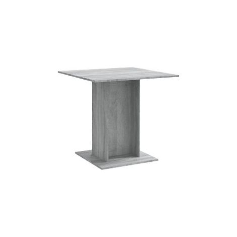 Table à dîner Sonoma gris 80x80x75 Bois d'ingénierie (1/5)