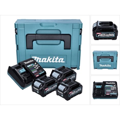 Makita Power Source Kit 3x BL 4025 Akku 40 V max. 2,5 Ah XGT + DC 40 RA Ladegerät + Makpac (1/5)