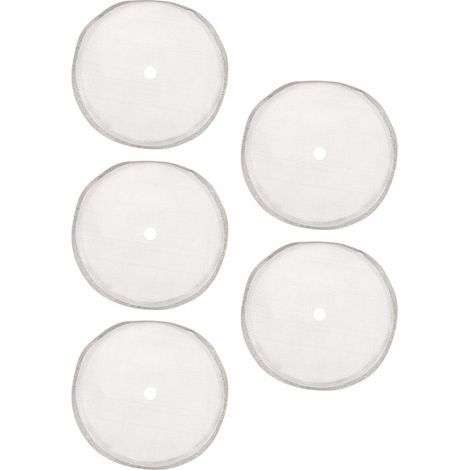 Set mit 5 wiederverwendbaren Edelstahlfiltern (80 Mesh) für 600-ml-French-Press-Kaffeemaschinen (1/5)