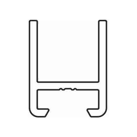 Profilo Anta L= 5.0 Mm Tk Faac 5800 8 Ricambio Originale Garanzia