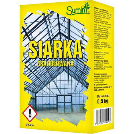 KKA-00066 zolfo granulato 500G fertilizzante acidificazione sumin
