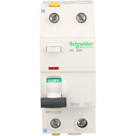 2P 63A 0,03A Fehlerstromschutzschalter Typ AC iID A9Z11263