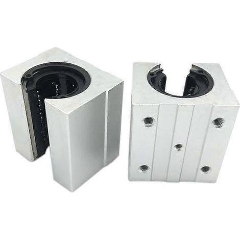 Unidad deslizante de rodamiento de bolas lineal SBR25UU, diámetro de orificio de 25 mm, guía de riel ligero de rodamiento lineal cilíndrico