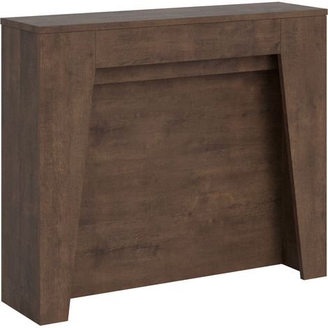 Consolle Allungabile 90x25/211 cm Pannelli in Nobilitato Anea Noce (1/5)