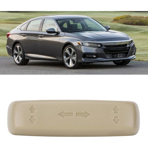 Interrupteur de réglage du siège gauche beige 81651-SDB A71ZC compatible avec Honda Accord CR-V Odyssey (modèle long) (1/5)