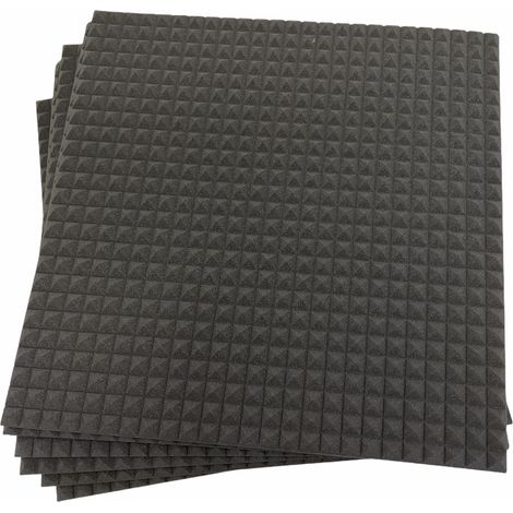 Pannelli Piramidali 3 Cm  Ignifughi   fonoassorbenti insonorizzanti piramidale per correzione audio in poliuretano isolamento acustico dj (1/4)