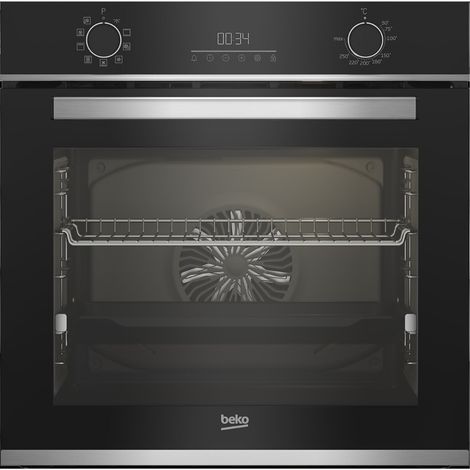 Beko – Four traditionnel catalyse 72L – Puissance 3300W – Classe A+ – 9 programmes de cuisson – Intégré noir acier inoxydable (1/5)