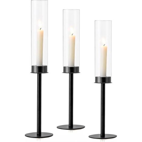 Decorazione per matrimoni, centrotavola in metallo in stile europeo per feste di compleanno, anniversari, decorazione della tavola e arredamento vintage per la casa (nero) (1/5)