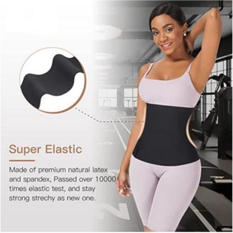 Ceinture De Sudation - Bandage Amincissant Pour Taille - Pour Entraînement Sportif Et Modelage Corporal - Taille Unique (1/4)