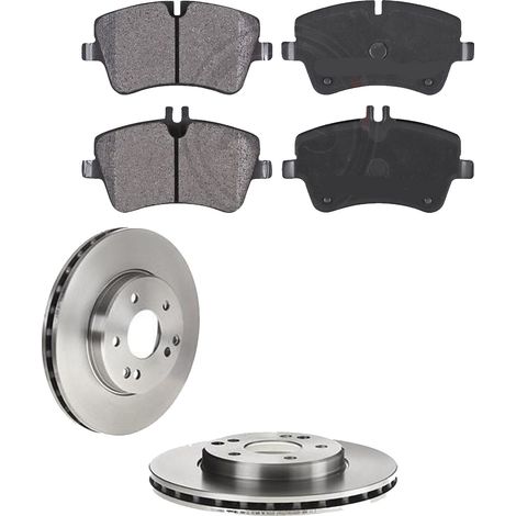 KIT FRENI ANTERIORI compatibile con MERCEDES-BENZ CLASSE C (W203) - DISCHI + PASTIGLIE OEM: P 50 045 / 16448 /SOSTITUZIONE DIRETTA/BASSA POLVERE/SILENZIOSO (1/5)