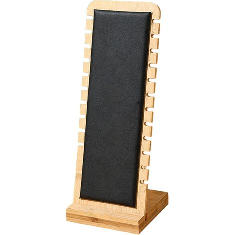Support Bijoux - Support Colliers Debout en Bambou - Présentoir Bijouterie Table - 1 Pièce (1/5)