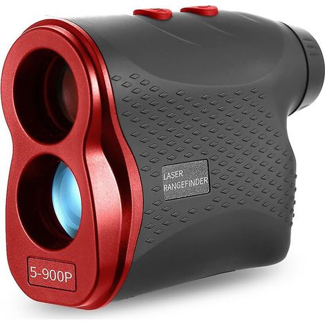 600 m/900 m Golf-Laser-Entfernungsmesser – Laser-Distanz- und Geschwindigkeitsmessung – Digitaler Entfernungsmesser für die Jagd – 900-m-Modell Rot