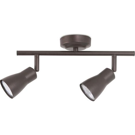 Proiettore Ip20 Safran Doppio Gu10 8W Marrone 1099Lm (1/4)