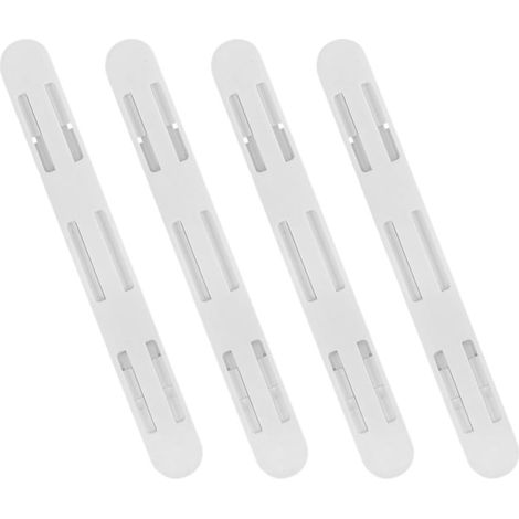 Kindfiber OÜ-Glissières de Tiroir Accès Facile Adhésives en ABS 4 Pièces et Montage Inférieur, Forte Capacité de Charge Rangement Pratique Cuisine et Dortoir (1/5)