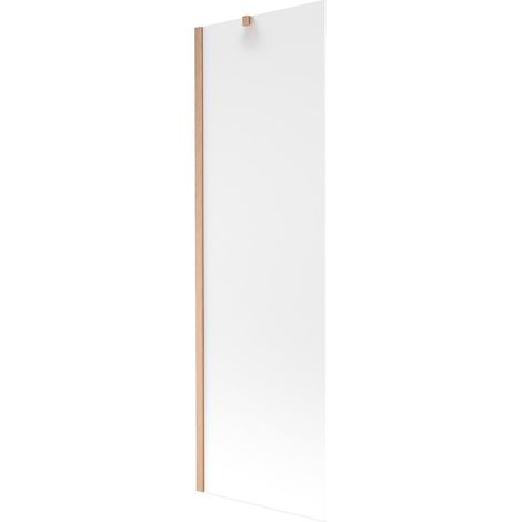Mexen Next pantalla de baño 1 ala 60 x 150 cm, escarchado, cobre cepillado - 895-060-000-00-30-65 (1/5)