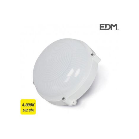 Aplique de Pared EDM 34724 Blanco Polímero A E 12 W 75 W 1080 lm Exterior (4000 K)