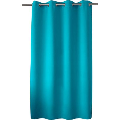 Rideau occultant OBSKUR 140 x 180 cm coloris TURQUOISE