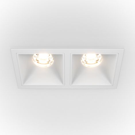 Maytoni Alfa LED Downlight encastré blanc, 1100lm, 4000K