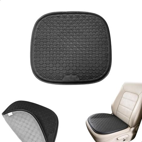 Coussin Gel Anti Escarres, Surface Glaciale Respirante, Structure Nid d'abeille 5 Couches, Housse Amovible Antidérapante, pour Bureau Voiture Fauteuil Roulant, 48x46 cm, Noir (1/5)