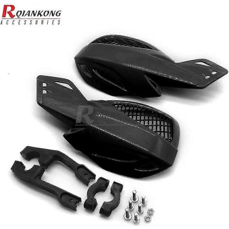 Motorrad-Handprotektoren, universell, 22 mm, passend für ATV, Kawasaki, Yamaha, Suzuki, Honda, Ducati, Aprilia, BMW, Bajaj, Benelli – schwarz