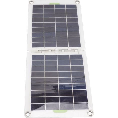 Faltbares und tragbares 20-W-Solarpanel aus polykristallinem Silizium, hocheffiziente Solarzelle, Batterieladegerät für Auto, Wohnmobil, Boot (1/5)