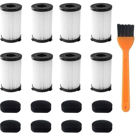 Filtres de Remplacement pour MOOSOO D600 et Ariete Handyforce Aspirateurs RBT 2761 RBT 2759 Comprend 8 Filtres + 8 Filtres en (1/4)
