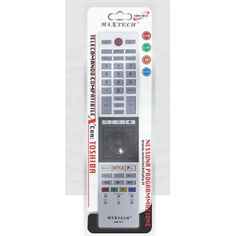MaxTech - Telecomando Universale Tv Compatibile Toshiba Smart Tv Lcd Led Netflix Com-t013 - (1/5)