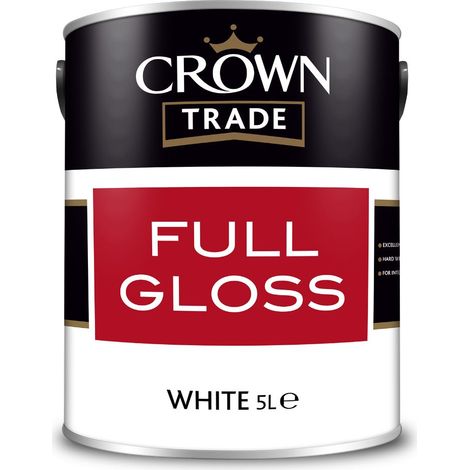 CROWN TRADE FULL GLOSS WHITE 5L