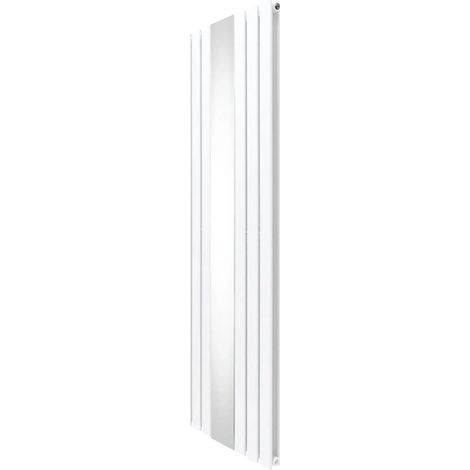 Flat Mirror Radiator - 1800mm x 565mm - White